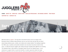 Tablet Screenshot of jugglers.org.au